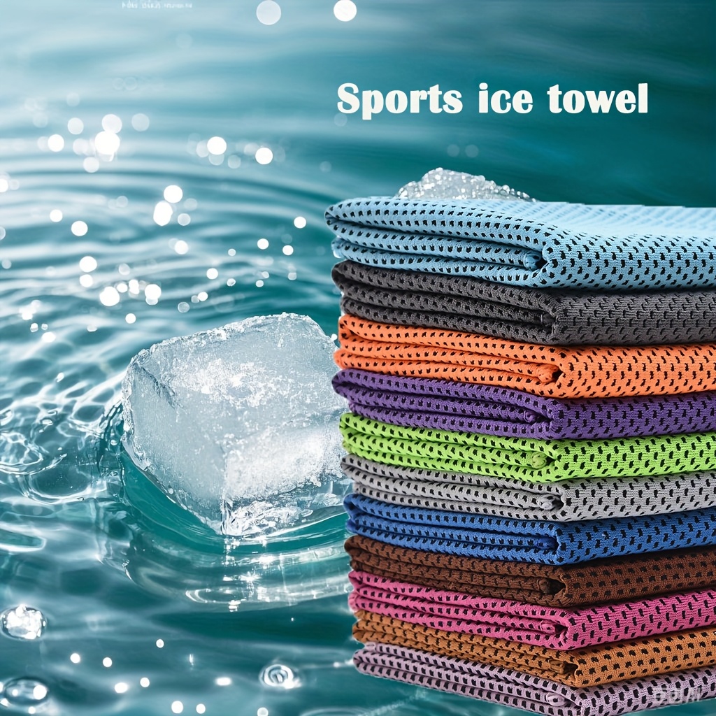 Kühlendes Halstuch Für Sport & Outdoor - Atmungsaktiv Und Schnell Trocknend 30x100cm