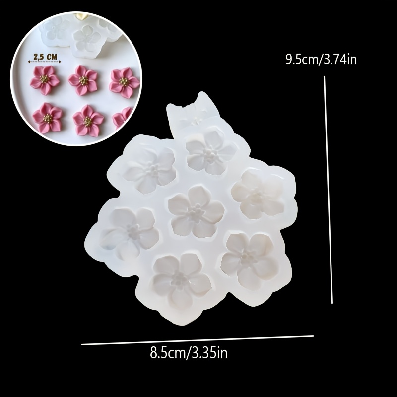 3d Cherry Silicone Molds, Handcrafted Clay Molds, Plaster And Concrete Molds, Candle Molds, Cherry Resin Craft Casting Molds Beginners Can Easily Create Exquisite 3d Cherry Pieces
