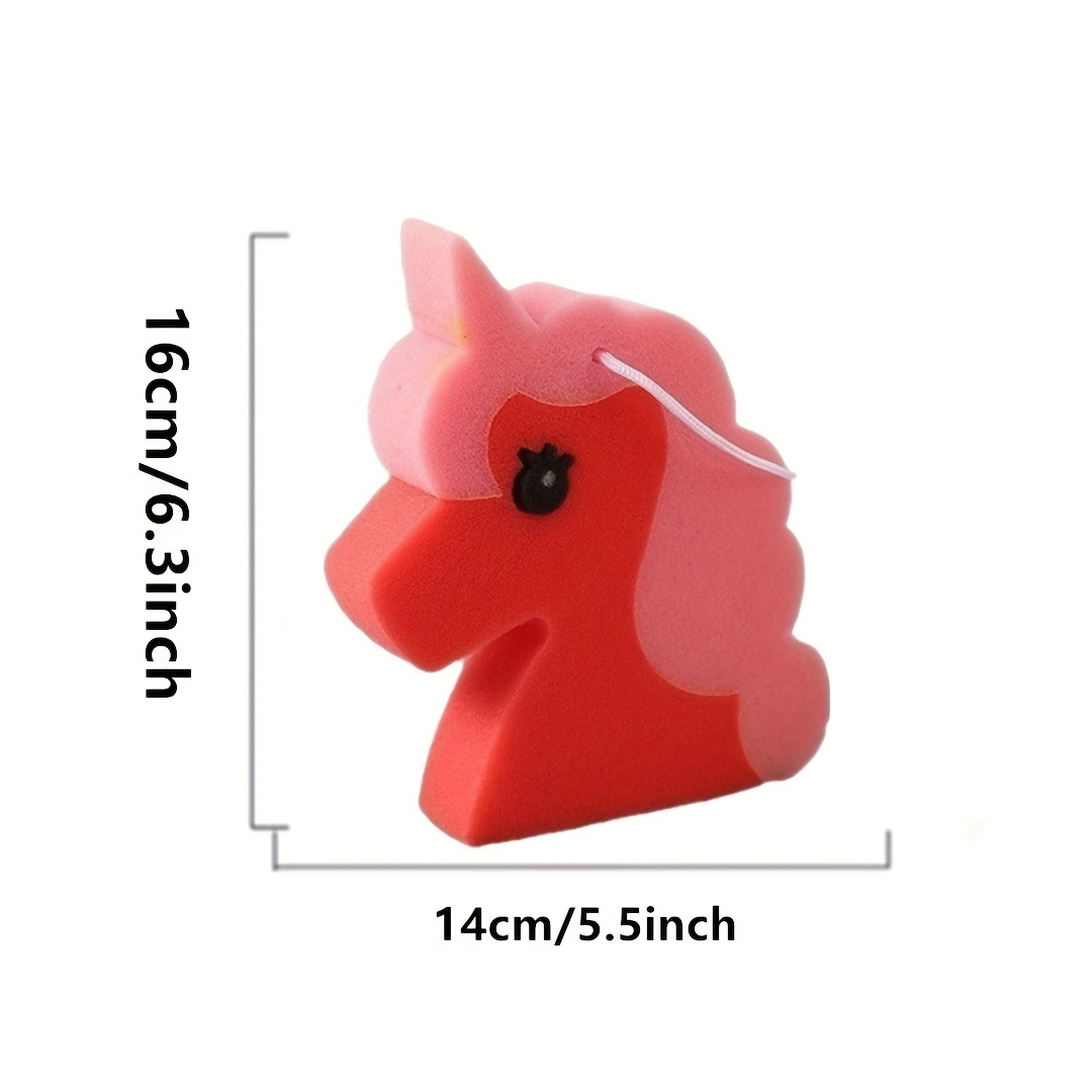 2-Pack Unicorn Themed Bath Sponge, Multi-Color Options