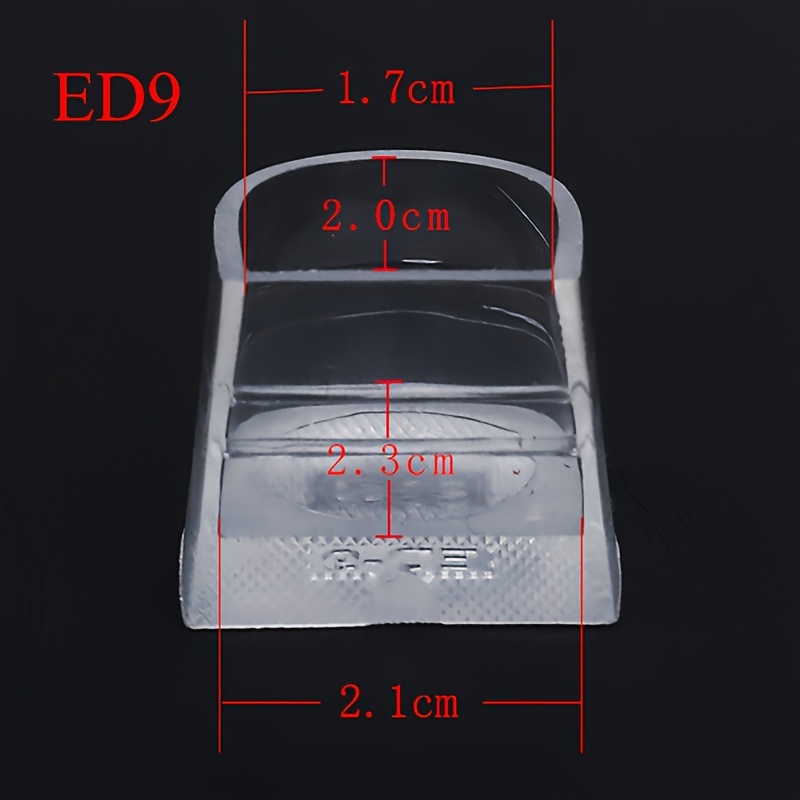 TEMU Universal Silicone Heel Protectors For Women - Stylish Non-slip Heel Covers, Dance Shoes Latin Dance Stoppers, Transparent Heel Cap Care Additions