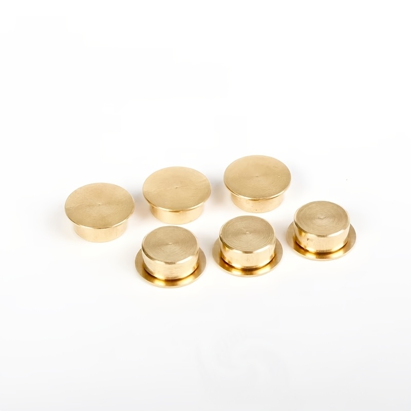 TEMU 6pcs Mini Metal Spinning Bearing Turntable Set - 360° Smooth Rotating Mechanism, Miniature Golden Metal Bearings. Suitable For Diy Scrapbooking,