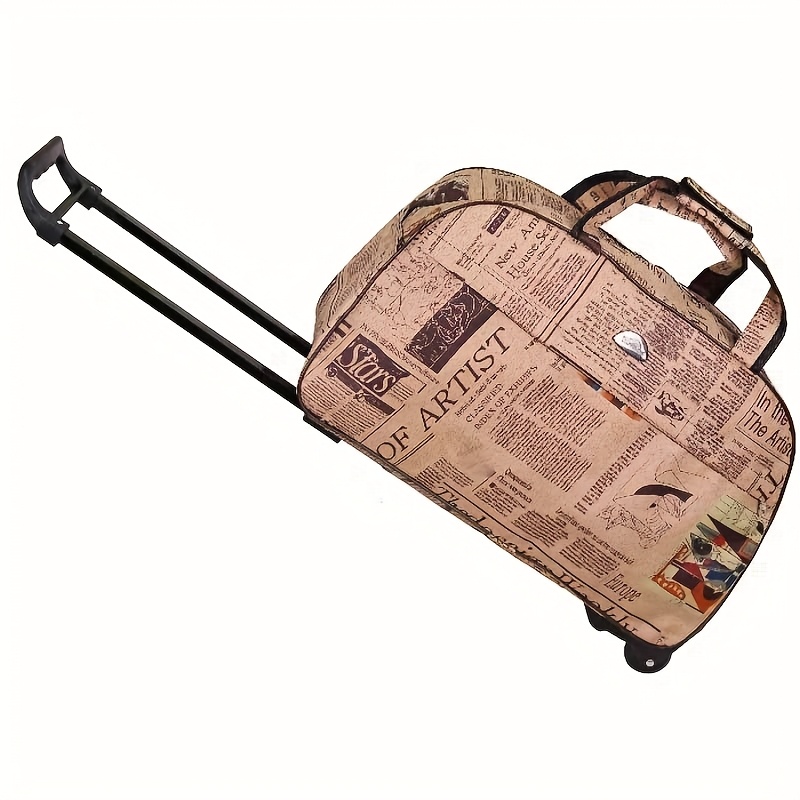 22-inch Lightweight Travel Rolling Luggage Bag Scheme Carry-on Trolley Case