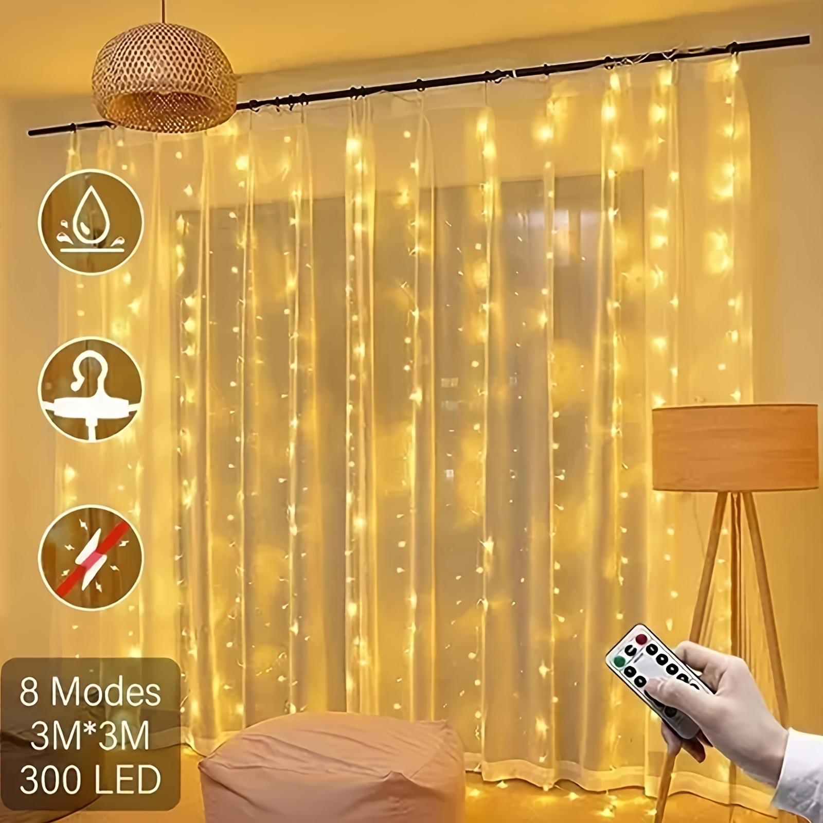 Guirlande Lumineuse LED USB Avec Télécommande 3/4/6 M - Temu France