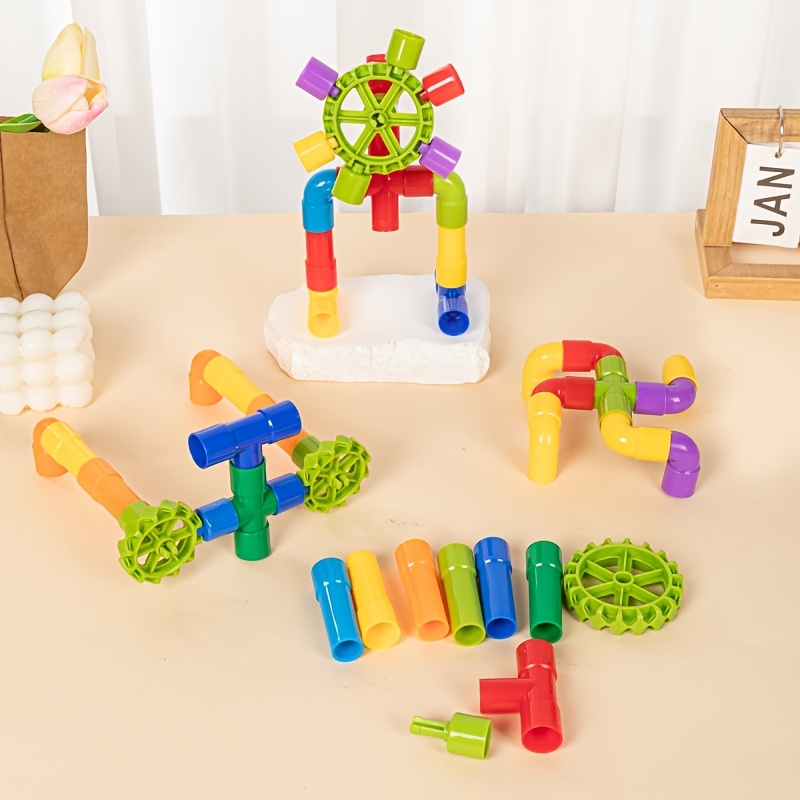 Design Your Own Plumbing Blocks Educational Toy Set