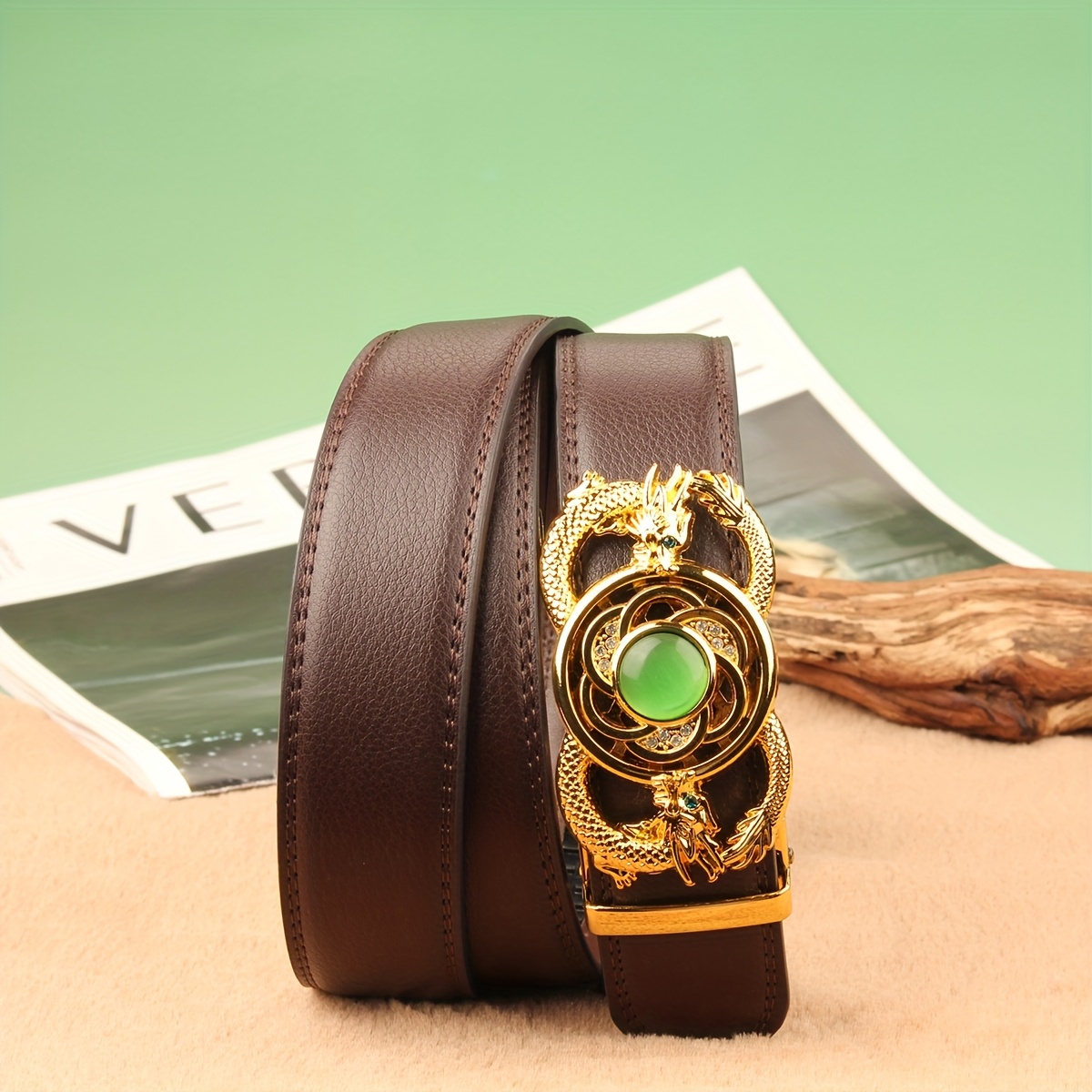 Double Loop Dragon 110 Long Automatic Bucket Strap Extended Men's Strap