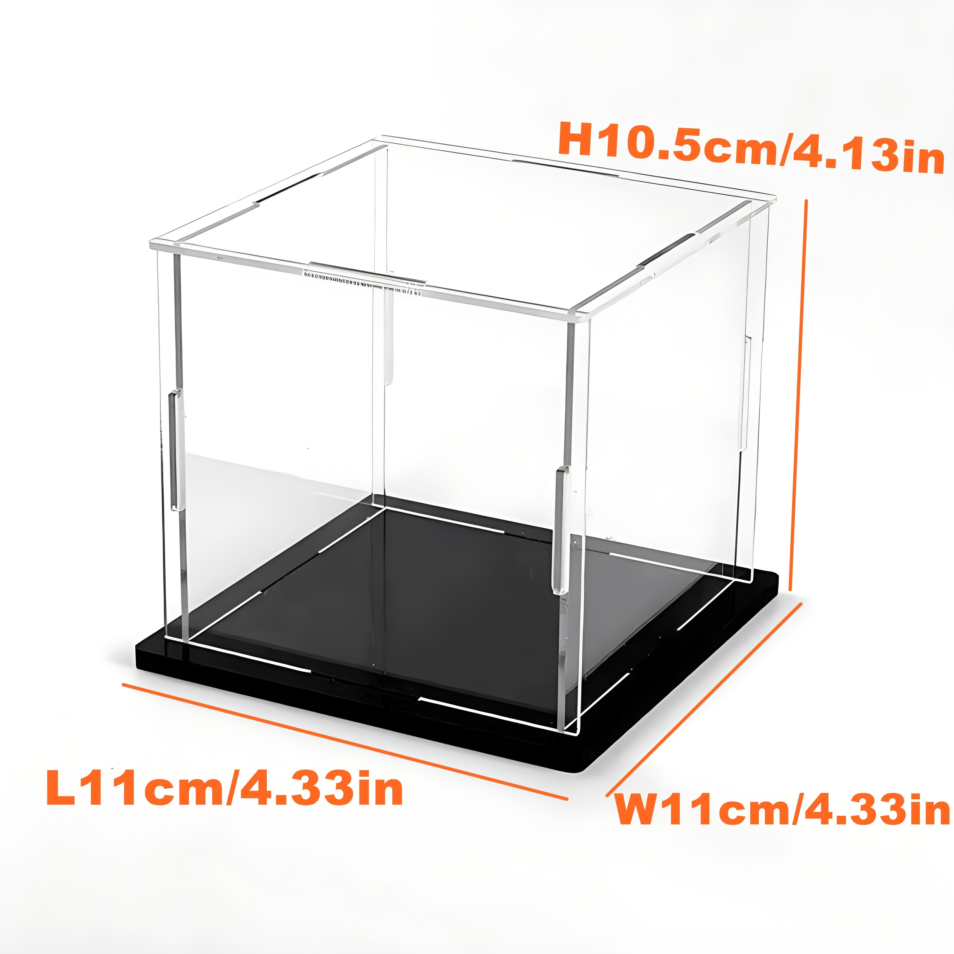 TEMU Modern Clear Acrylic Display Case - Action Figures, Collectibles &