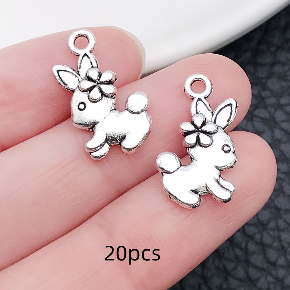 Image of 20pcs Charms, 18x11mm Alloy Pendant - For Handmade Jewelry Making Necklace Earrings Purse Zipper Pull Accessories, Diy Crafts