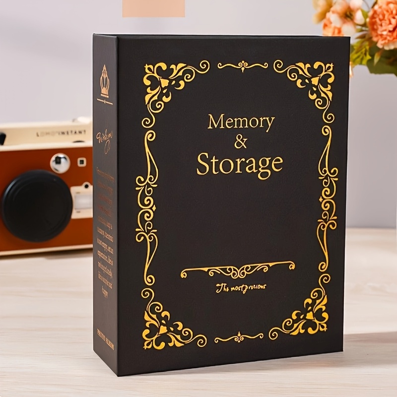 TEMU A 6-inch Small Photo Album, Standard 4r Size (4x6 Inches), With 50 Inner Pages For 100 Photos (portrait Orientation). The Album Can Hold Photos