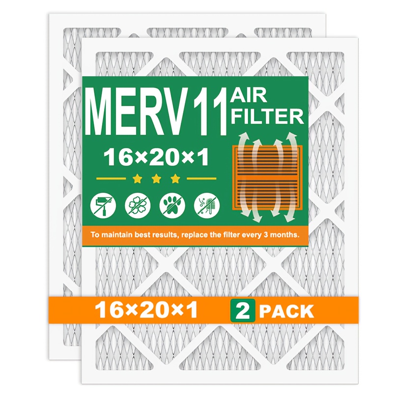 16x20x1 Air Filter ERV 8 (6-Pack) TRION Air Bear Pleated HVAC Air