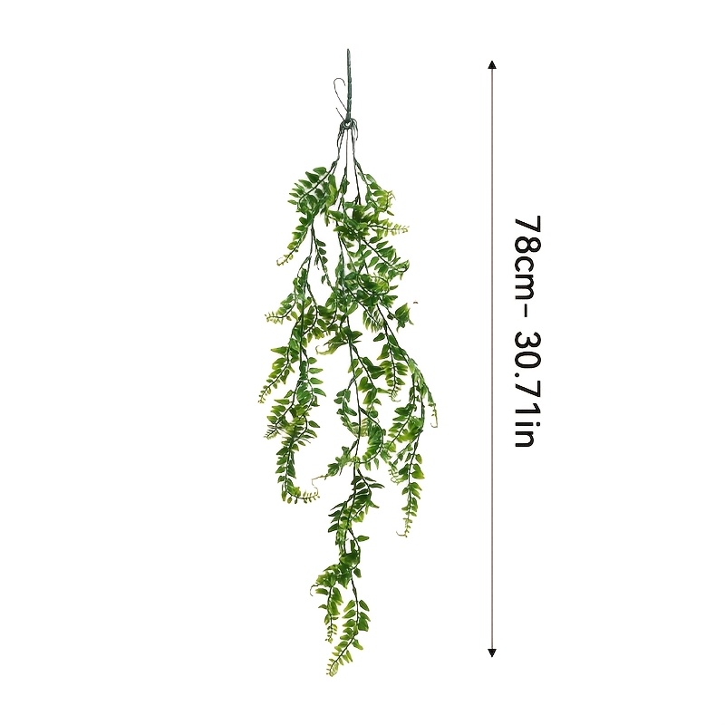 78cm Artificial Plant Plastic Wall Hanging Persian Grass Vine Home Garden Wedding Party Wall Balcony Decoration Artificial Plant