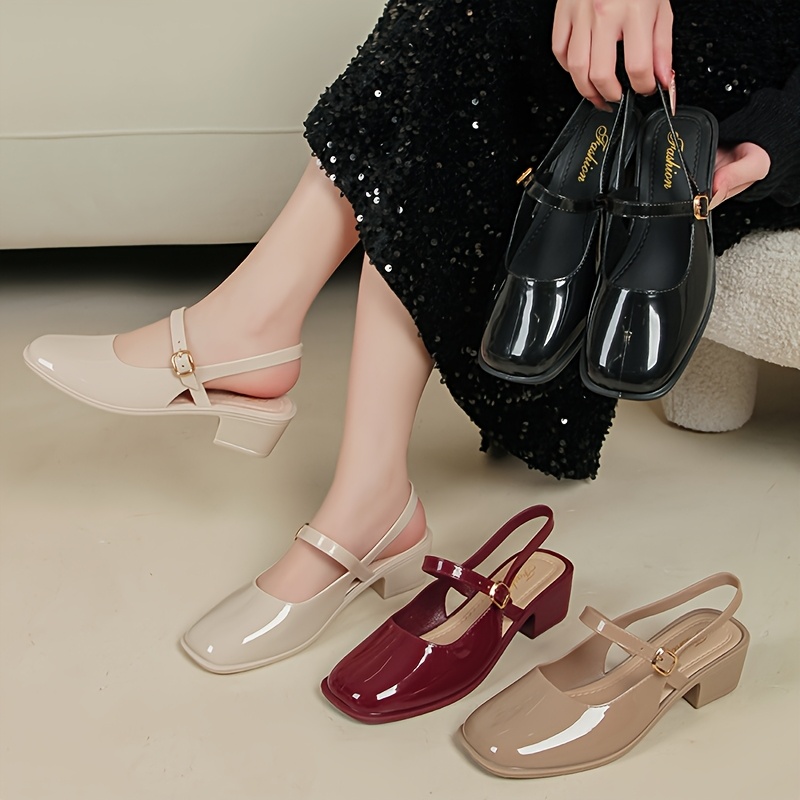 Women's French Elegant Mary Jane Shoes – Cushioned Insole, Arch Support