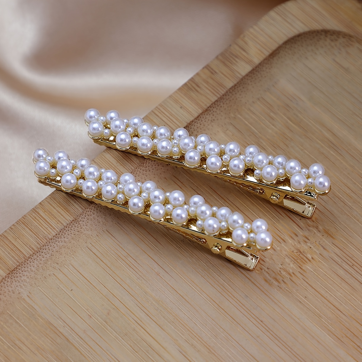 TEMU Set Of 2 Bangs Hair Clips, Side Bang Clips, Duckbill Clips, Back Of Head Hair Clips For Women