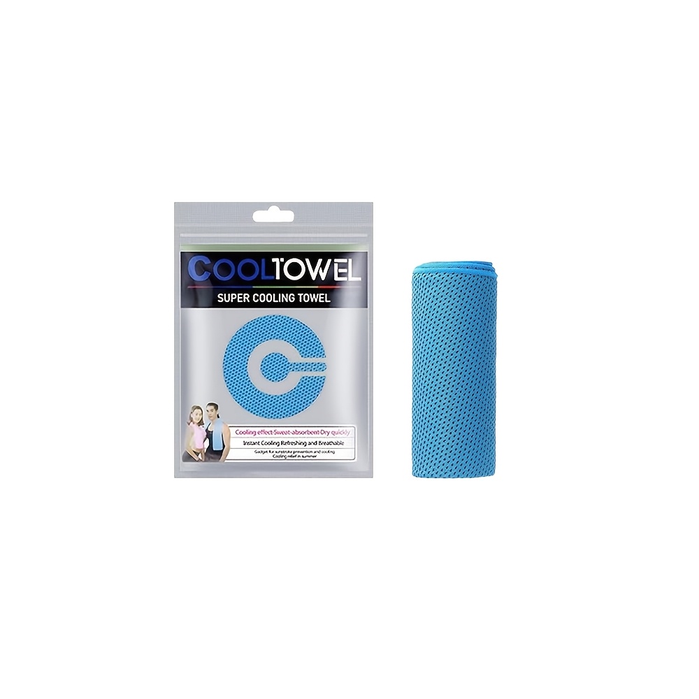 TEMU 1pc Outdoor Personal Care Sports Quick-drying Towel, Portable And Easy-to-use Outdoor Sports Cooling Towel, Reusable Cooling Towel Suitable For