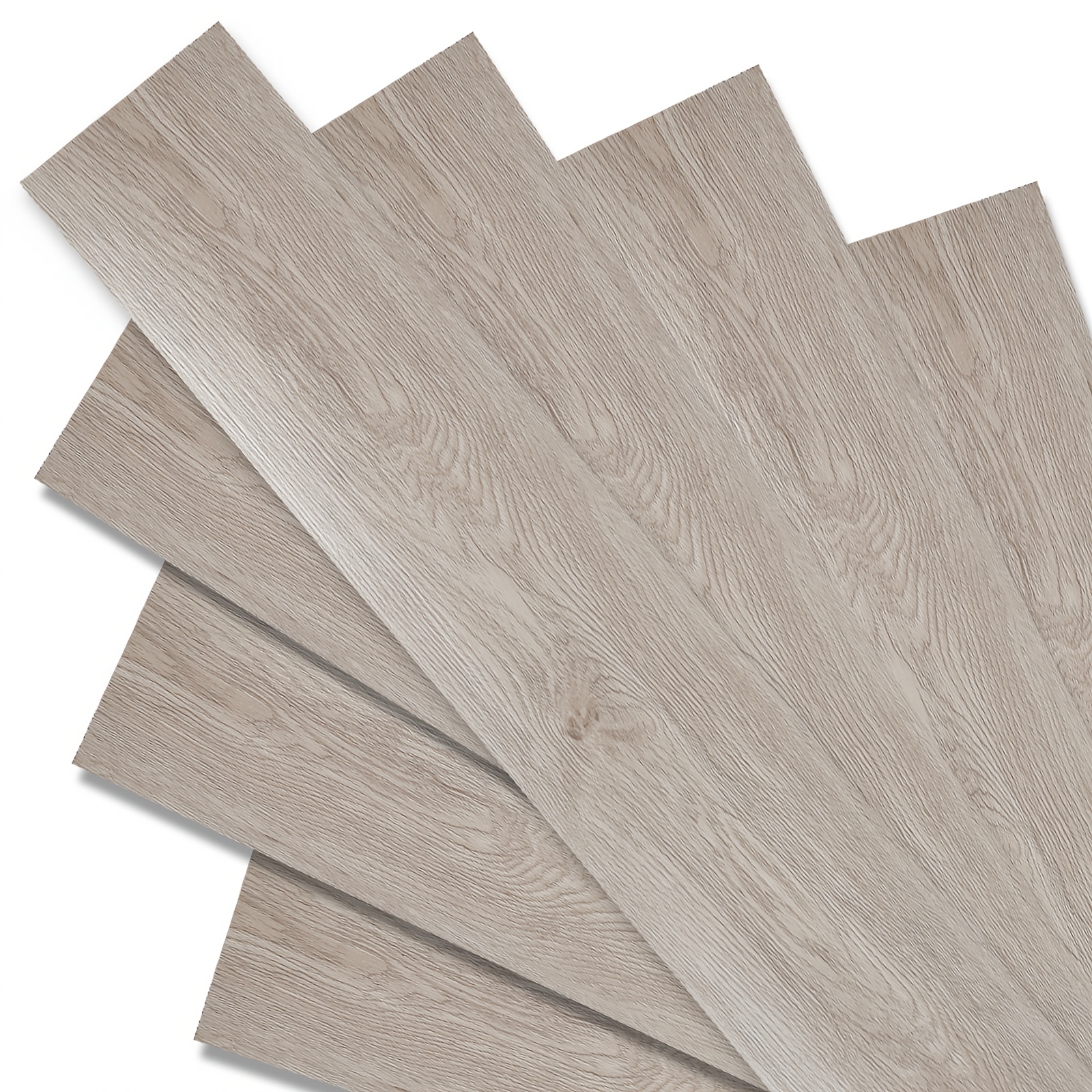 Image of 70pcs Self-adhesive Vinyl Tiles Suitable For, Office, Commercial - Floor Panels With White Oak Wood Grain, Sheet Coverage (91.5cm² Per), Non-slip, Installation, Low Maintenance For Modern Spaces