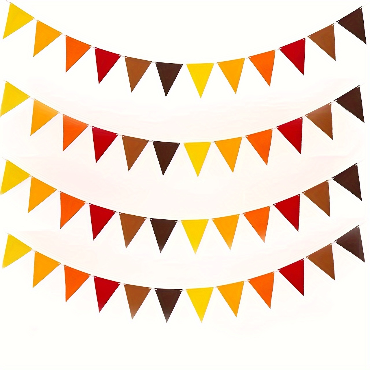 25ft Fall Banner Decorated Pennants Felt Pennants Garland Decorated Pennants Fall Decorations Thanksgiving Harvest Fall Wedding Birthday Indoor Outdoor Garden Hanging Ornaments