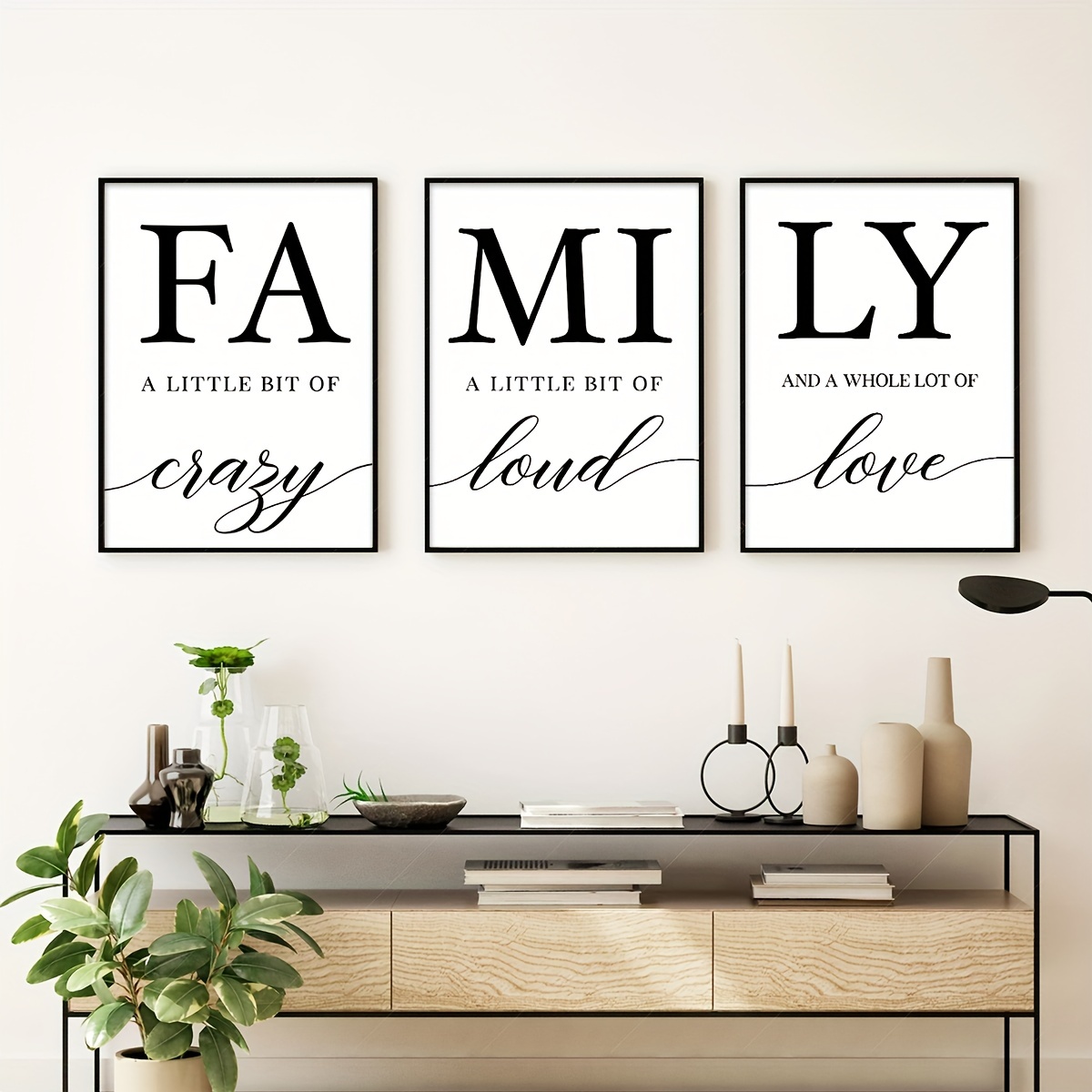 

3pcs/set Canvas Poster, Modern Art, Family Canvas Painting, Ideal Gift For Living Room, Kitchen, Decor Wall Decor, Home Decor, , Room Decor, Room Decoration,