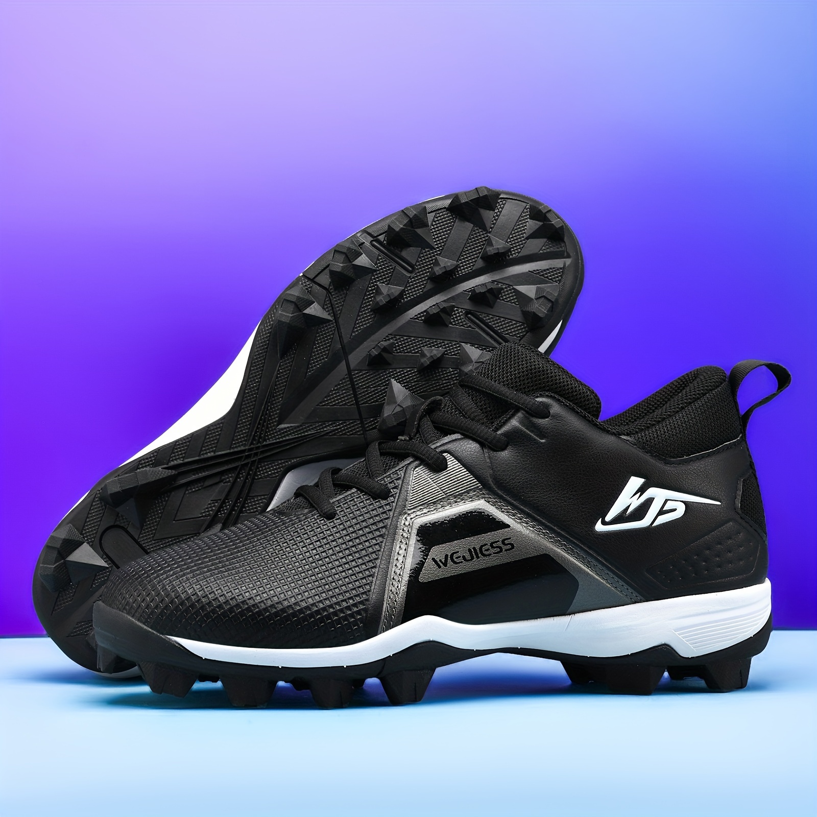 mens retro high top football cleats non slip ag Temu