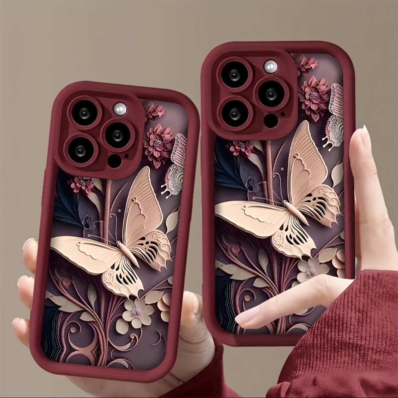 

Personality Butterfly Mobile Phone Case For Iphone - Dirt-resistant And Stylish, Compatible With 7/8, X/xs, 11 Series, 12 Series, 13 Series, 14 Series, And 15 Series