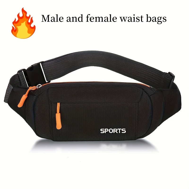 E-shop Neue modische Herren- und Damen-Tasche für den Bauchbereich - Verstellbare Umhängetasche, Handy-Tasche mit Reißverschluss, geeignet zum