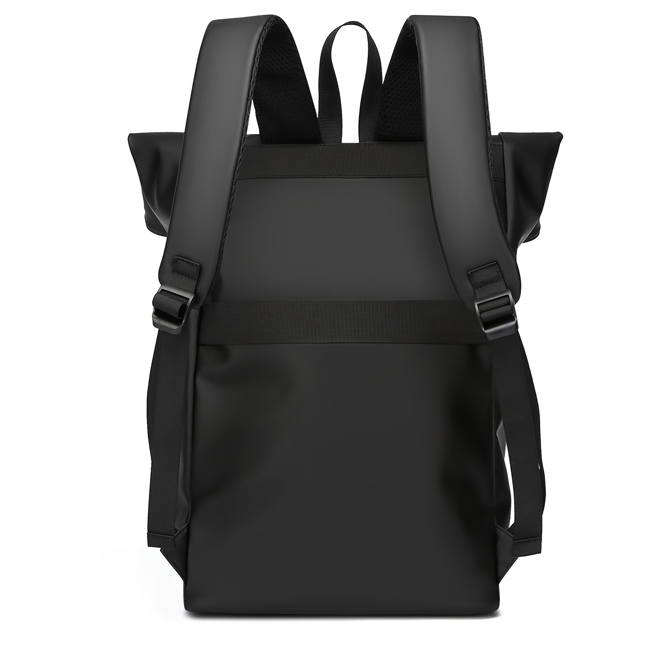 Fashionable Solid Color Adjustable Shoulder Strap with Zipper Closure, Suitable for Carrying on a Trolley Case. This Men'S Casual And Minimalist Backpack Is Ideal for Daily Use, Business Trips
