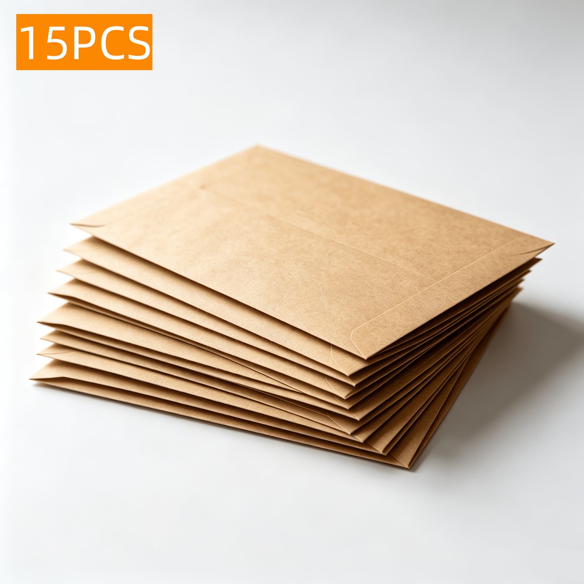 TEMU C5 Verdickte braune -Selbstklebende Umschläge 16,2 x 22,9 cm, Selbstklebendes Verschlussdesign, Geschäftliche Versandumschläge, Aufbewahrung für