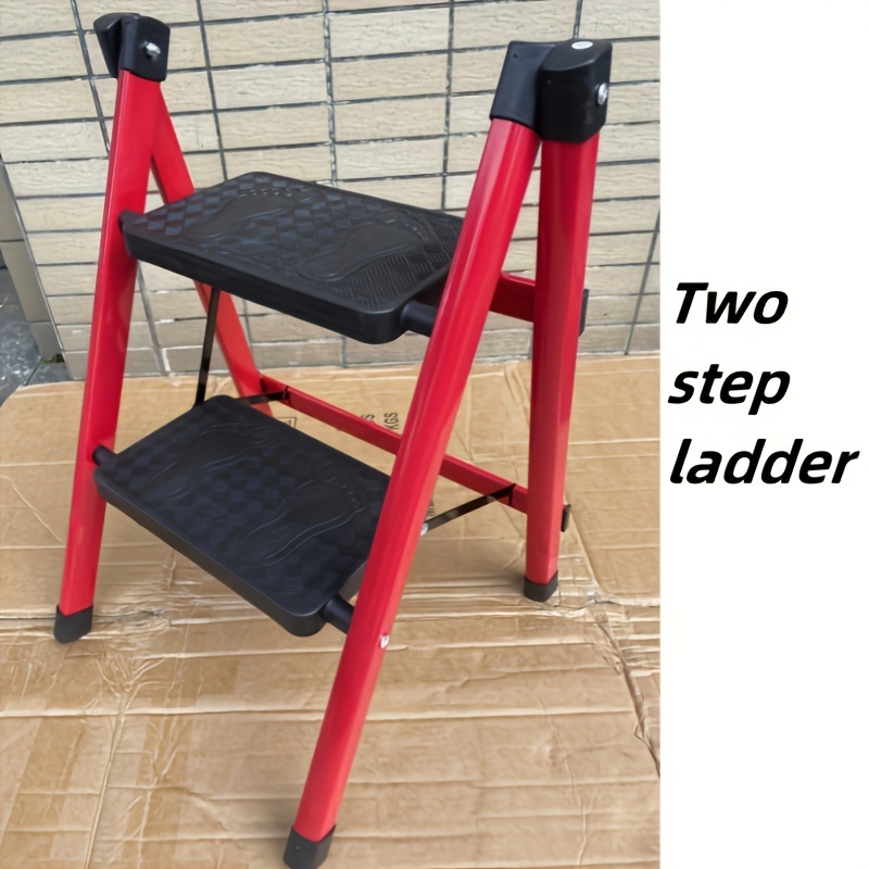 

Aluminum Folding Step Ladder - Portable, Design For Indoor Use & Flower Arrangements