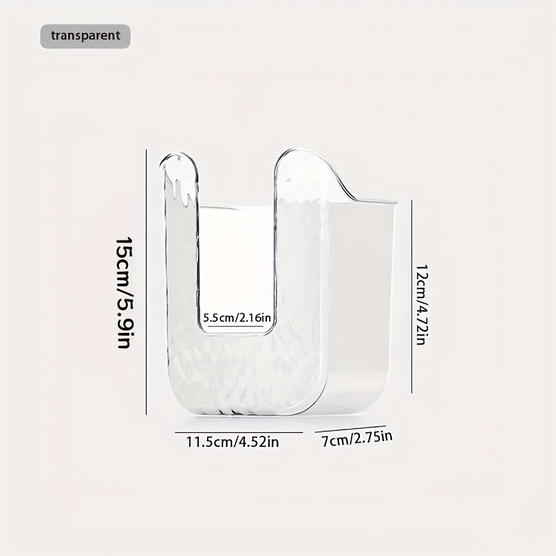 Image of 1pc Suitable For Bathroom Wall-mounted Wet Wipe Dispenser, Large Opening, Strong Load-bearing Capacity, For Toilet Paper Storage Box, Space- Wet Wipes Instant Use Convenient Hygiene