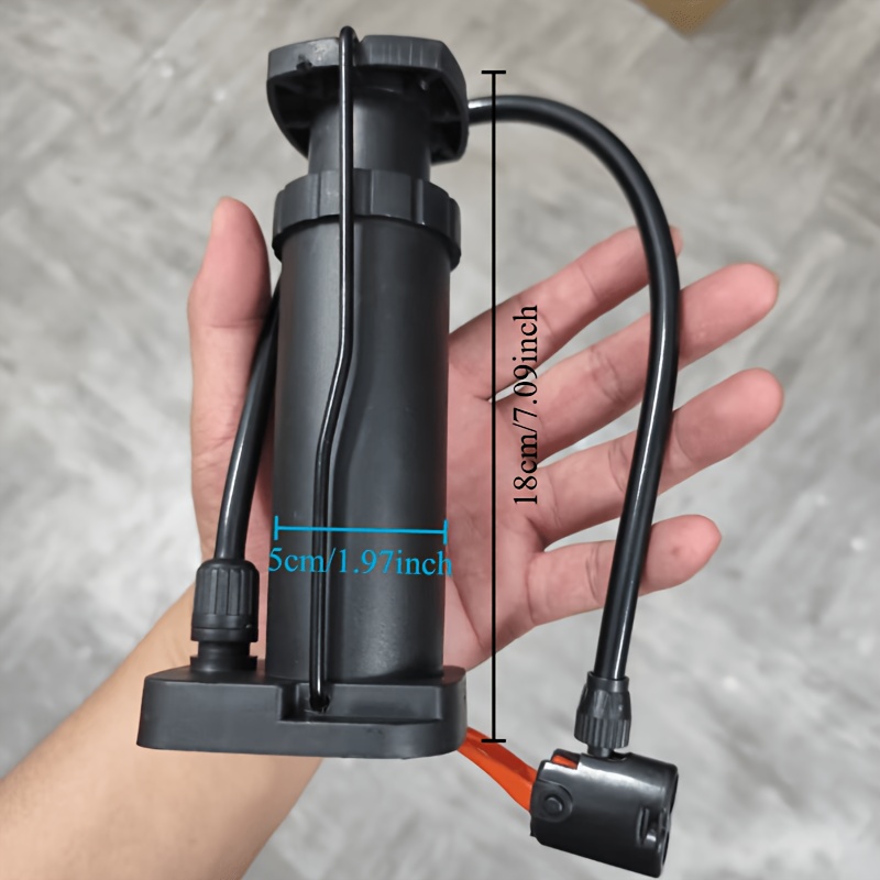 TEMU Lightweight And Convenient High-pressure Air Pump For Bicycle, Car, Basketball, Home Inflation, Portable Air Compressor, Electric Bike,