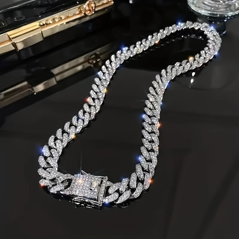 

Diamond-shaped Necklace, Hip-hop , Of Diamonds, European And , For Men, , ,