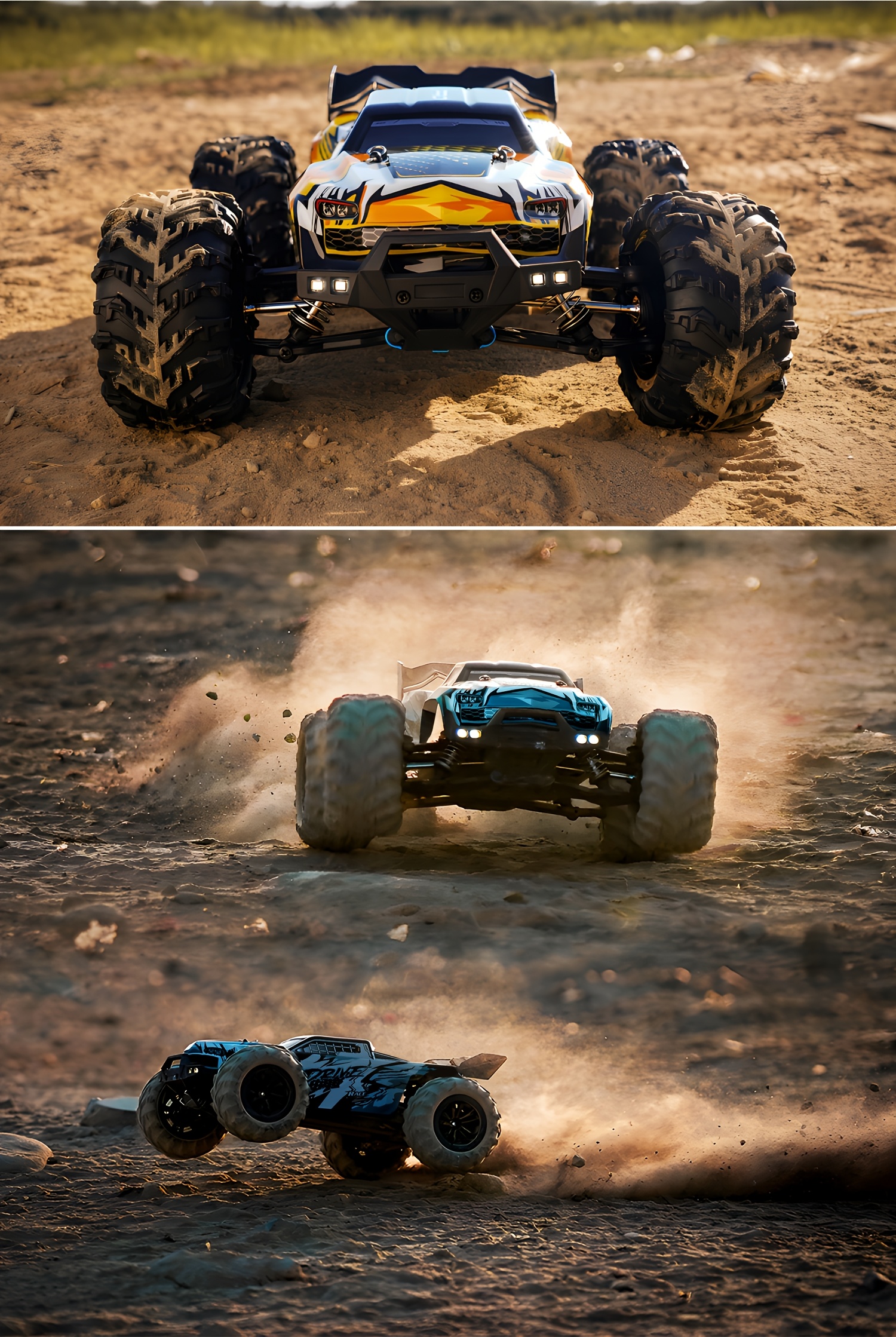 1:16RC Car, Off-road RC Car, All-terrain Toy RC Car, Brushless Motor, 70 Km/h Speed, Racing Car Toys For Kids And Adults, The Most Ideal Gift