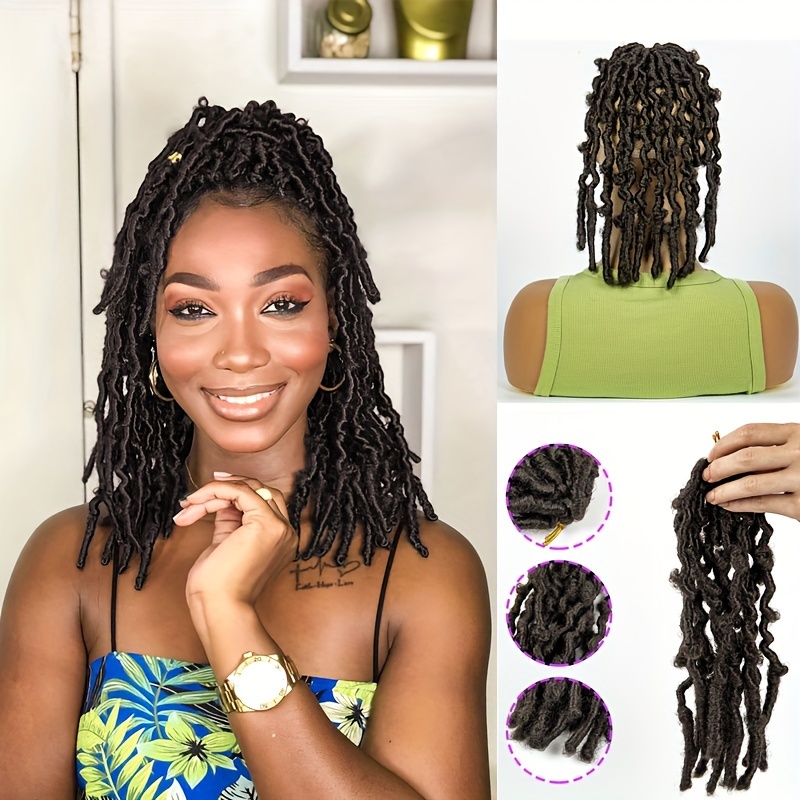 Butterfly Locs Crochet Hair Extensions Butterfly Faux Locs - Temu United  Kingdom