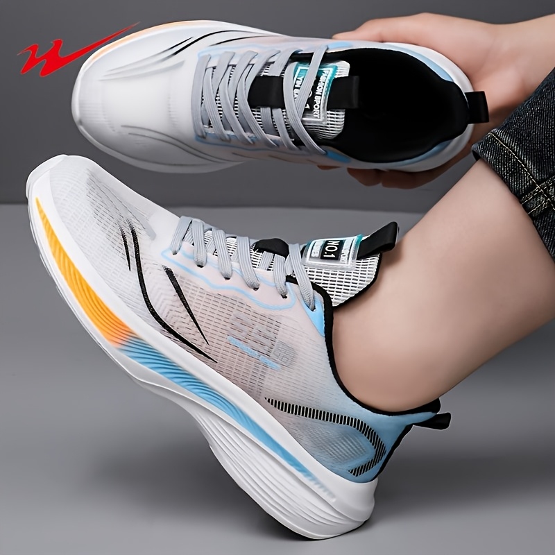 Men's Wide Width Sneakers with Breathable Mesh
