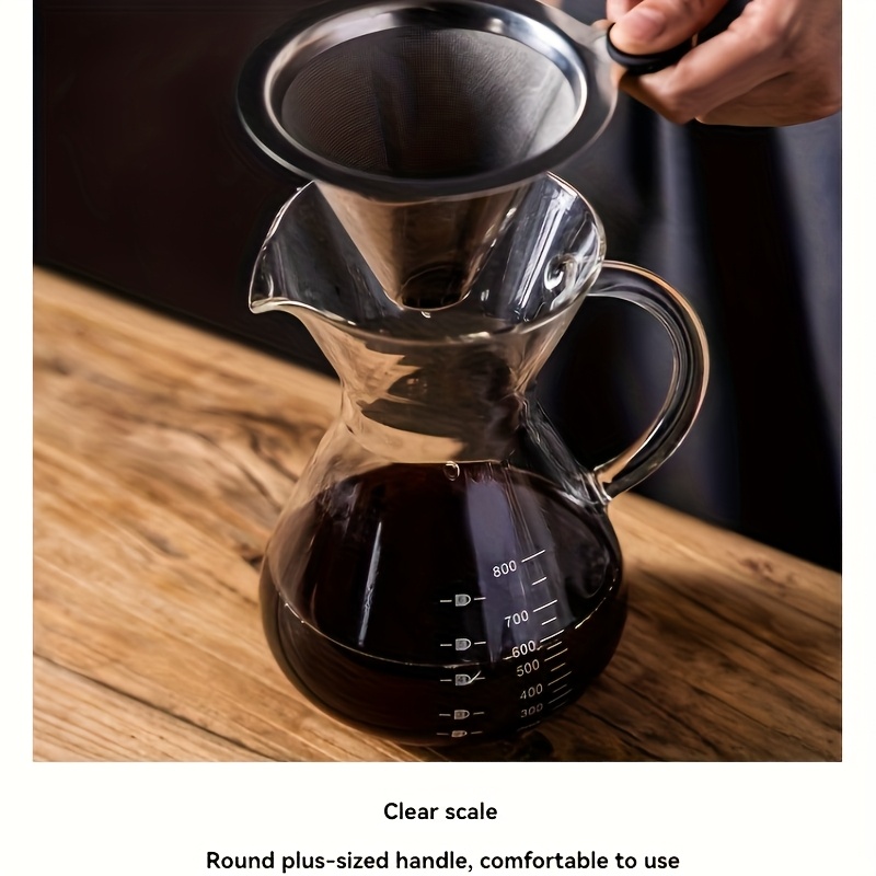 High Borosilicate Glass Coffee Sharing Pot for Cold Extraction