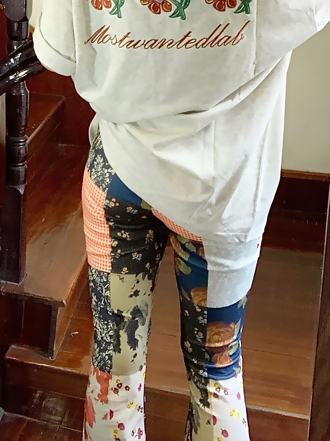 Tribal Print Flare Leg Pants Casual Forbidden Pants Spring - Temu