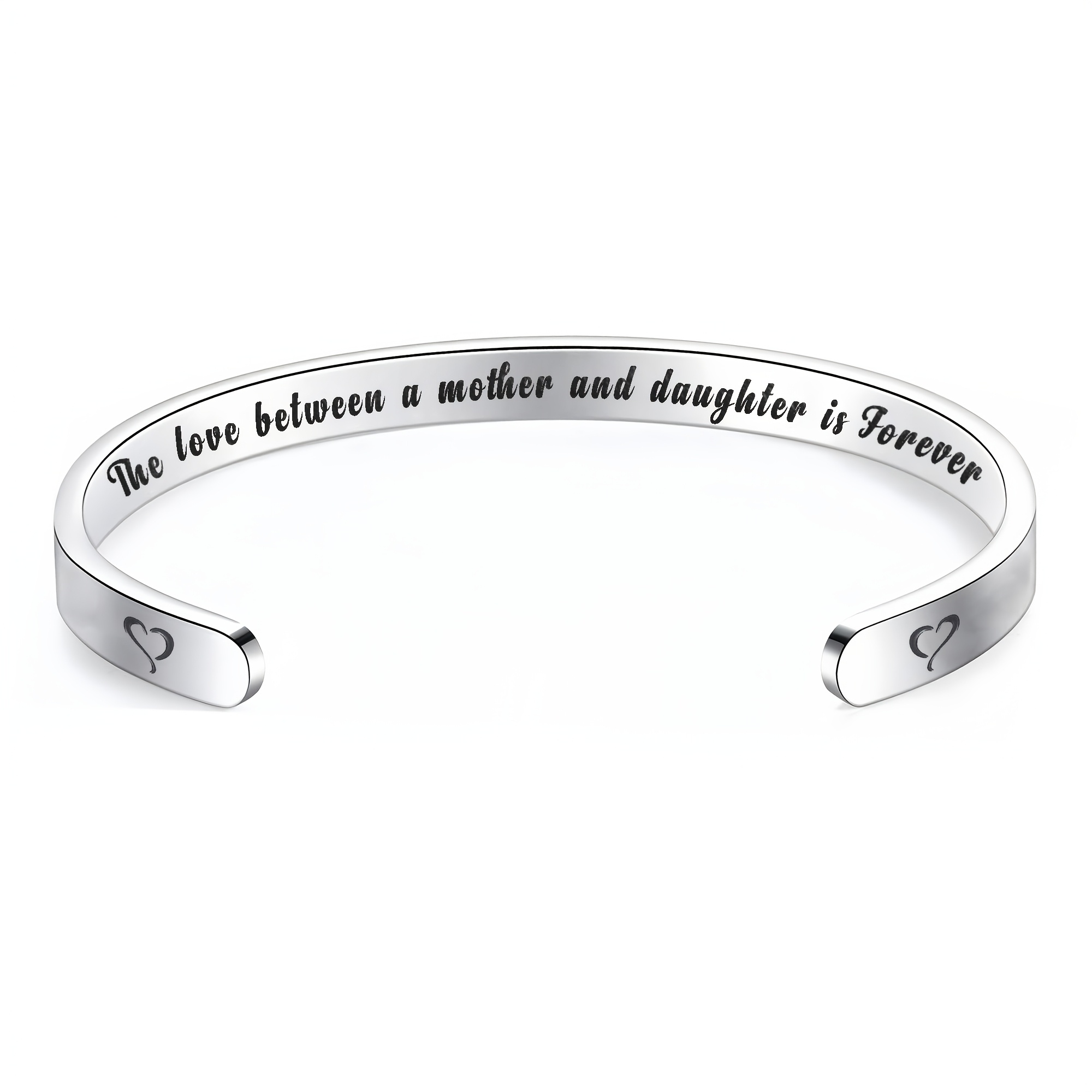 TEMU 1pc 304 Stainless Steel Bracelets For Mother And Daughter, Mom And Son, Grandma And Granddaughter, Aunt And Niece, Gifts For Men Women, Birthday
