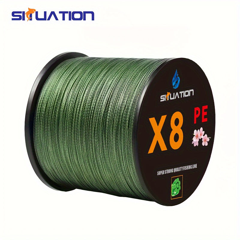 

Shuizhongqing Pe Braided Fishing Line 300/500m, Super Strong Abrasion Resistance, 8-strand Braided For Smooth Long Casting, With 12/25/33/41/45/60/70/90lb, Suitable For Saltwater And Freshwater