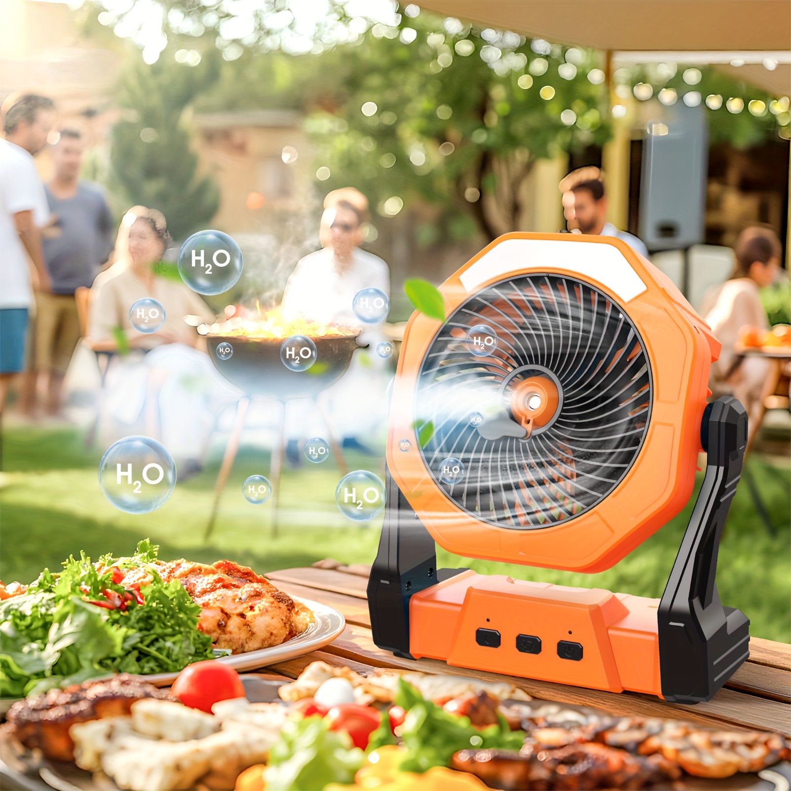 portable battery powered water mister