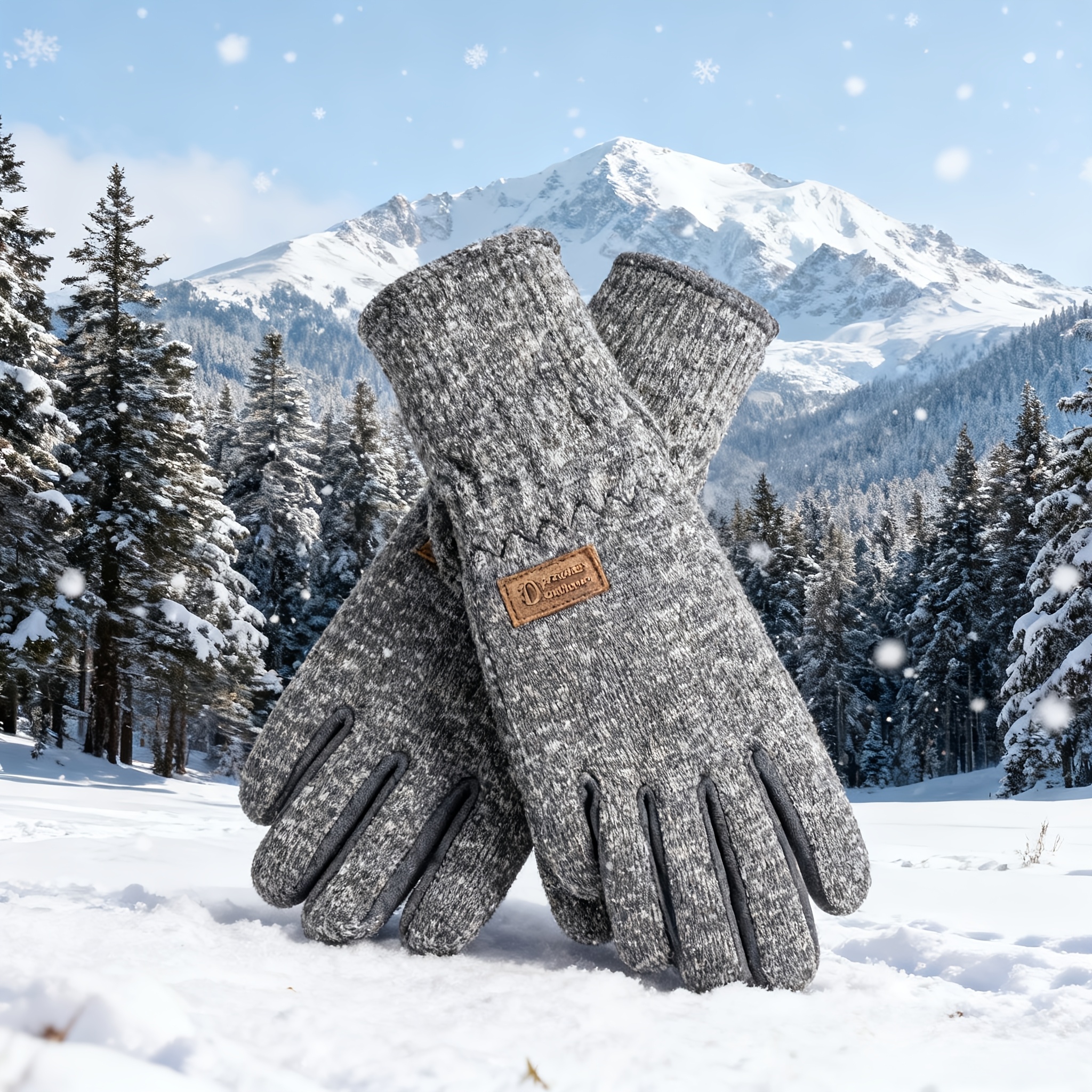 Winter Windproof Touchscreen Cycling Gloves for Outdoor Activities