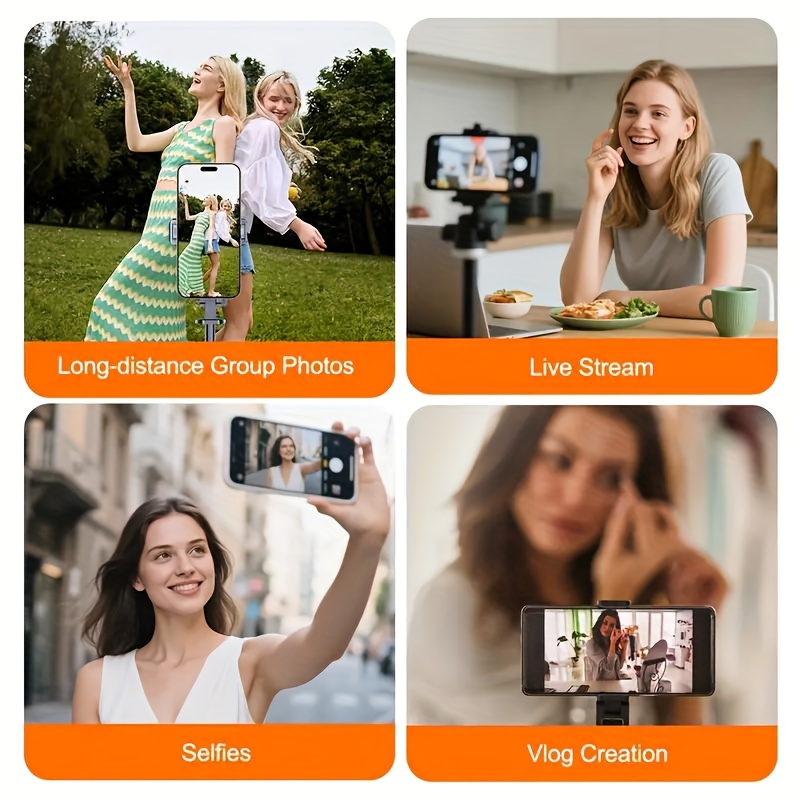 Magnetischer Selfie-Monitor Fürs Handy – 1080P, Bluetooth-Fernbedienung, Perfekt Für Vlogs
