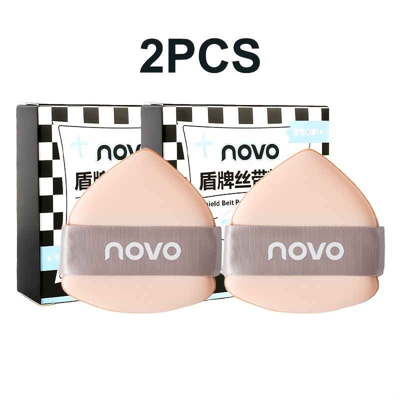 TEMU 1pc/2pcs Air Cushion Makeup Sponge, Sponge Applicator For Flawless And Easy Makeup, Suitable For Cushion And Liquid Foundation, Cream, Powder,