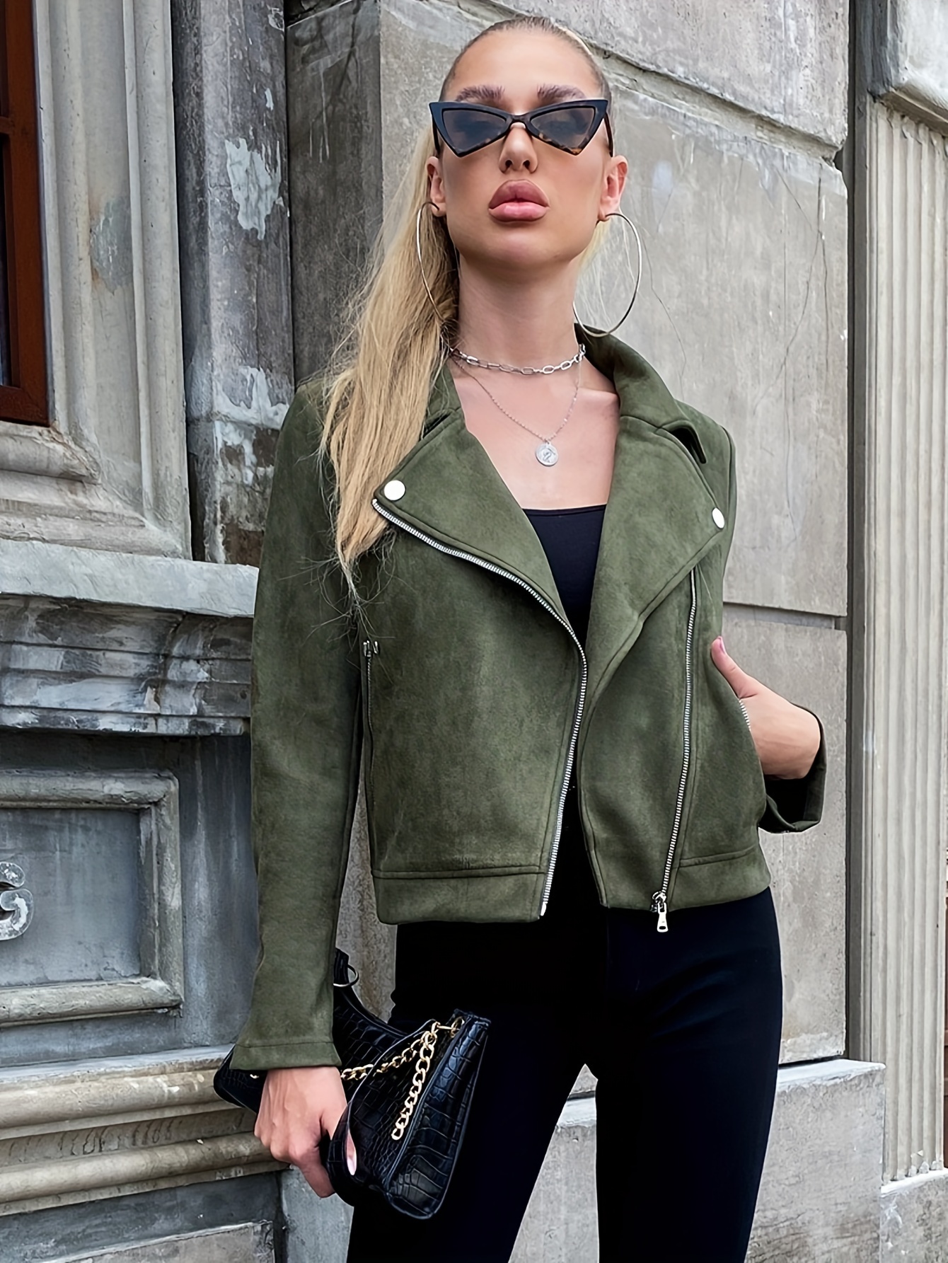 Motorradjacke 70 Er Jahre Lederjacke Retro 70er Jahre Stil Pu