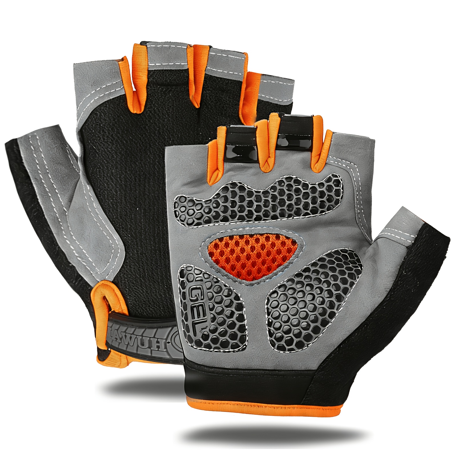 TEMU Gants Demi-Doigts pour Homme et Femme, Fins pour le Vélo, Protection Solaire Toutes Saisons, Sports de , Fitness, Conduite Respirante, Gants de