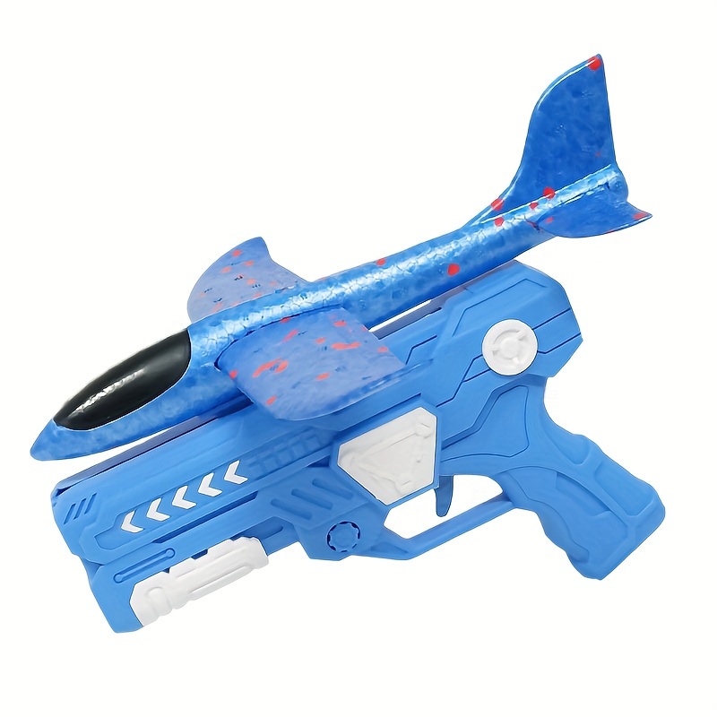 foam airplane gun type glide launch for outdoor interactive ejection parent child interactive toy details 4