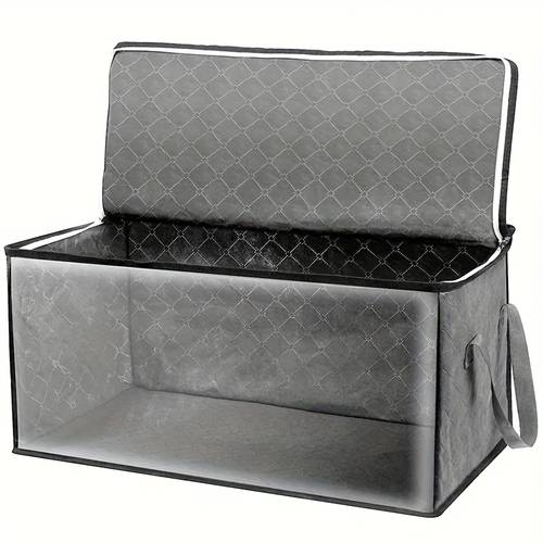 1pc quilt storage bag large capacity clothing organizer blanket storage box for home use bedding accessory under bed storage