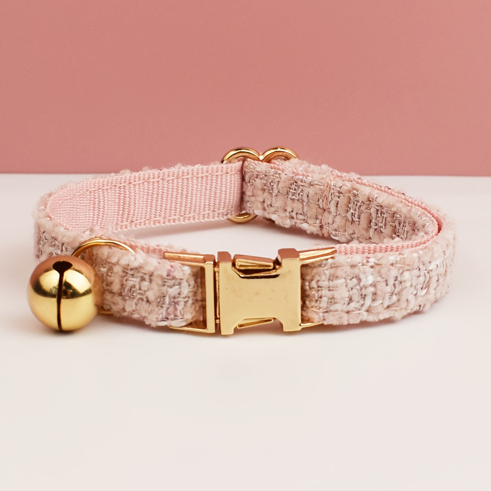 TEMU Custom Cat Collars, Cat Collars With Bows, Adjustable Cat Collars With Bells, And Pet Supplies For Cats That Engraved, Without Battery
