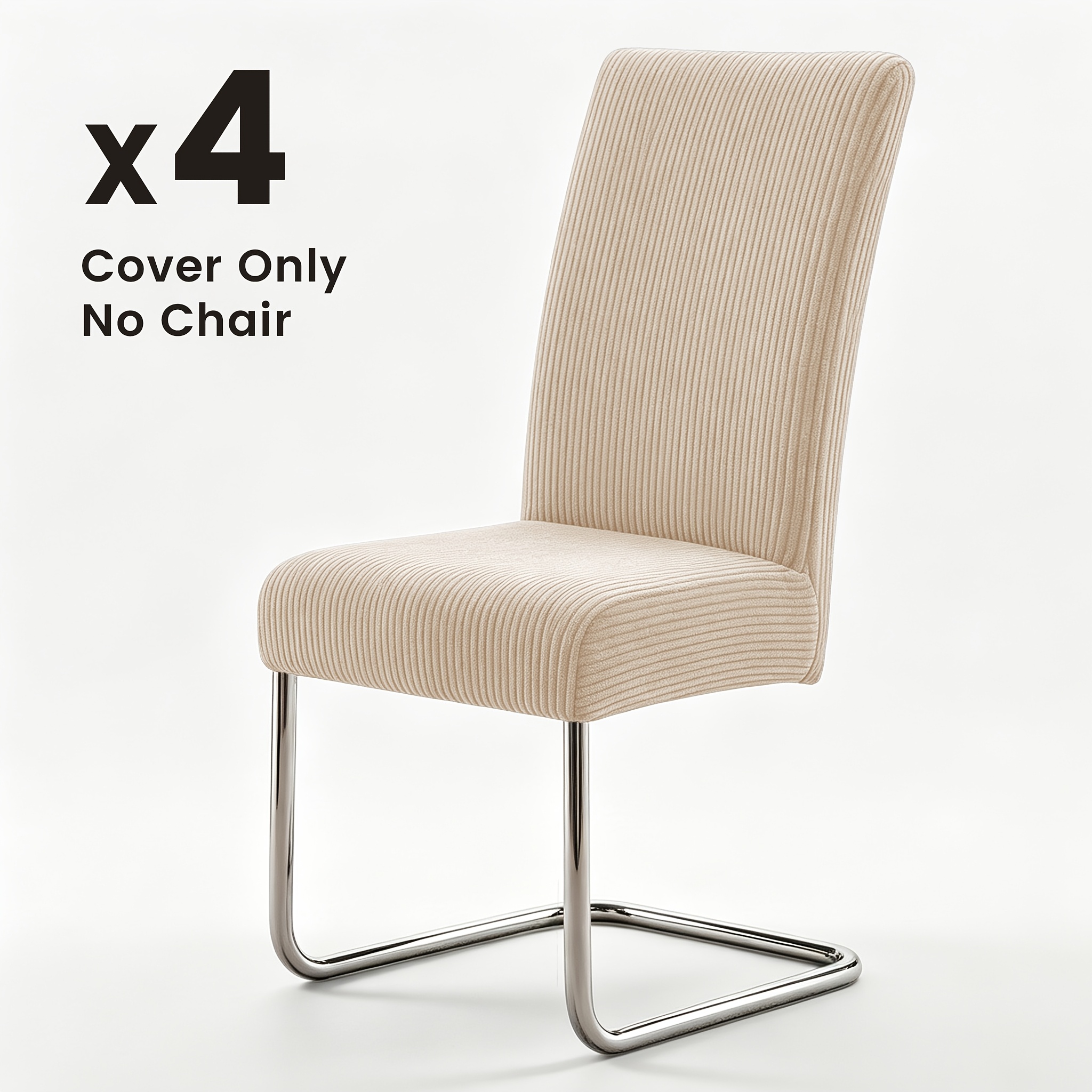TEMU 4/6pcs Housses de chaise de salle à manger élastiques, housses de de chaise, housses de protection de chaise, housses de chaise en tissu