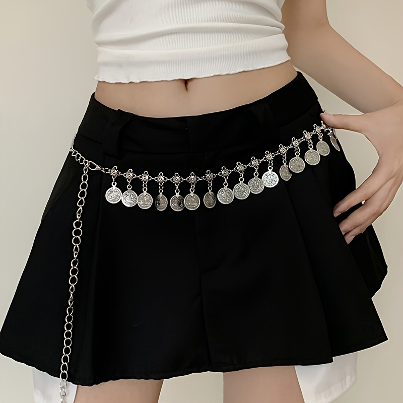 Bohemian Style Coin Tassel Belt Chain for Women