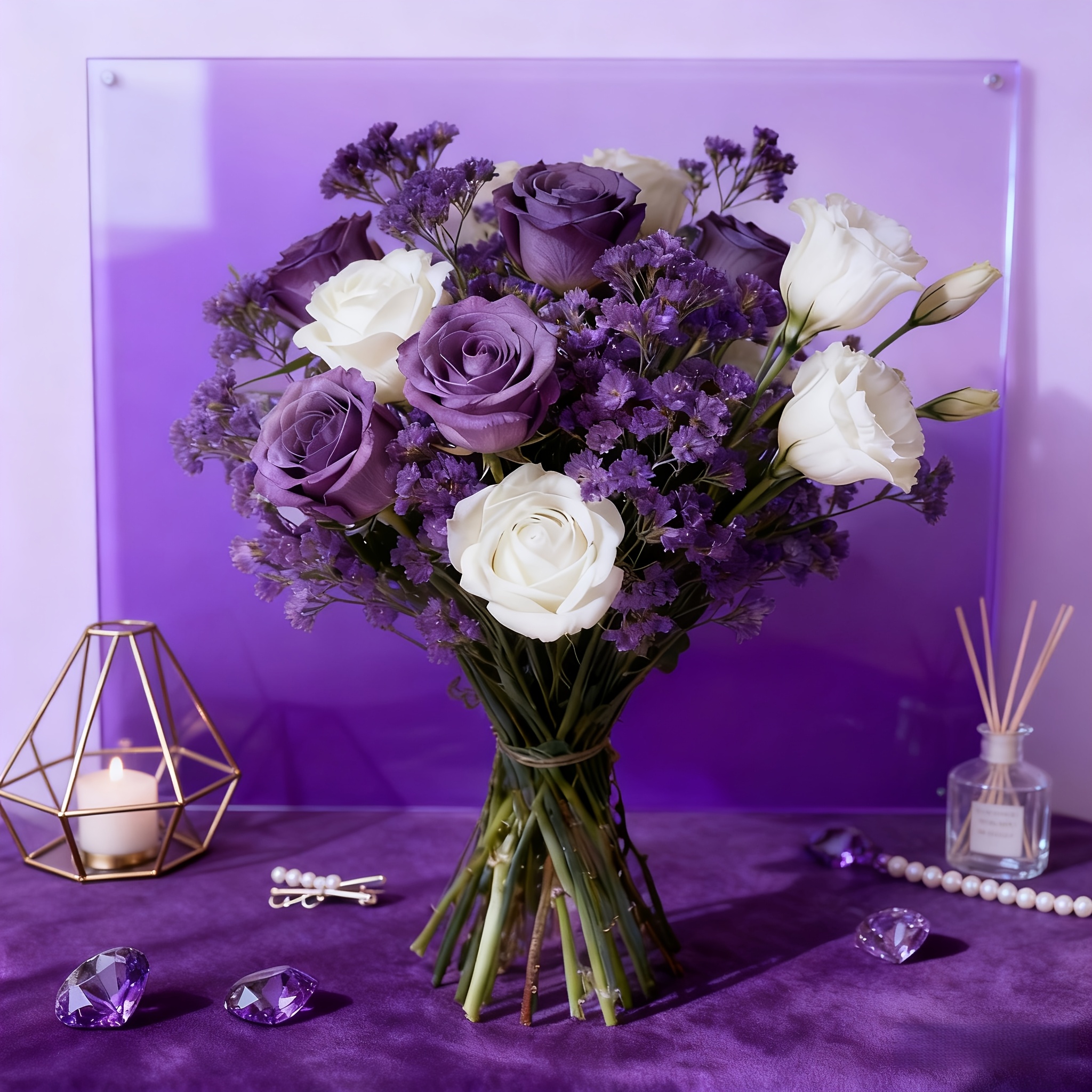 blumenstrauß lila - Temu Deutschland, image size:2048x2048