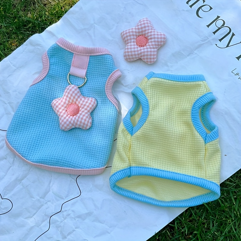 ropa para mascotas gato y perro   verano   chaleco de   para mascotas perros pequeños y medianos teddy poodle bichon ropa para perros Detalles del producto 7
