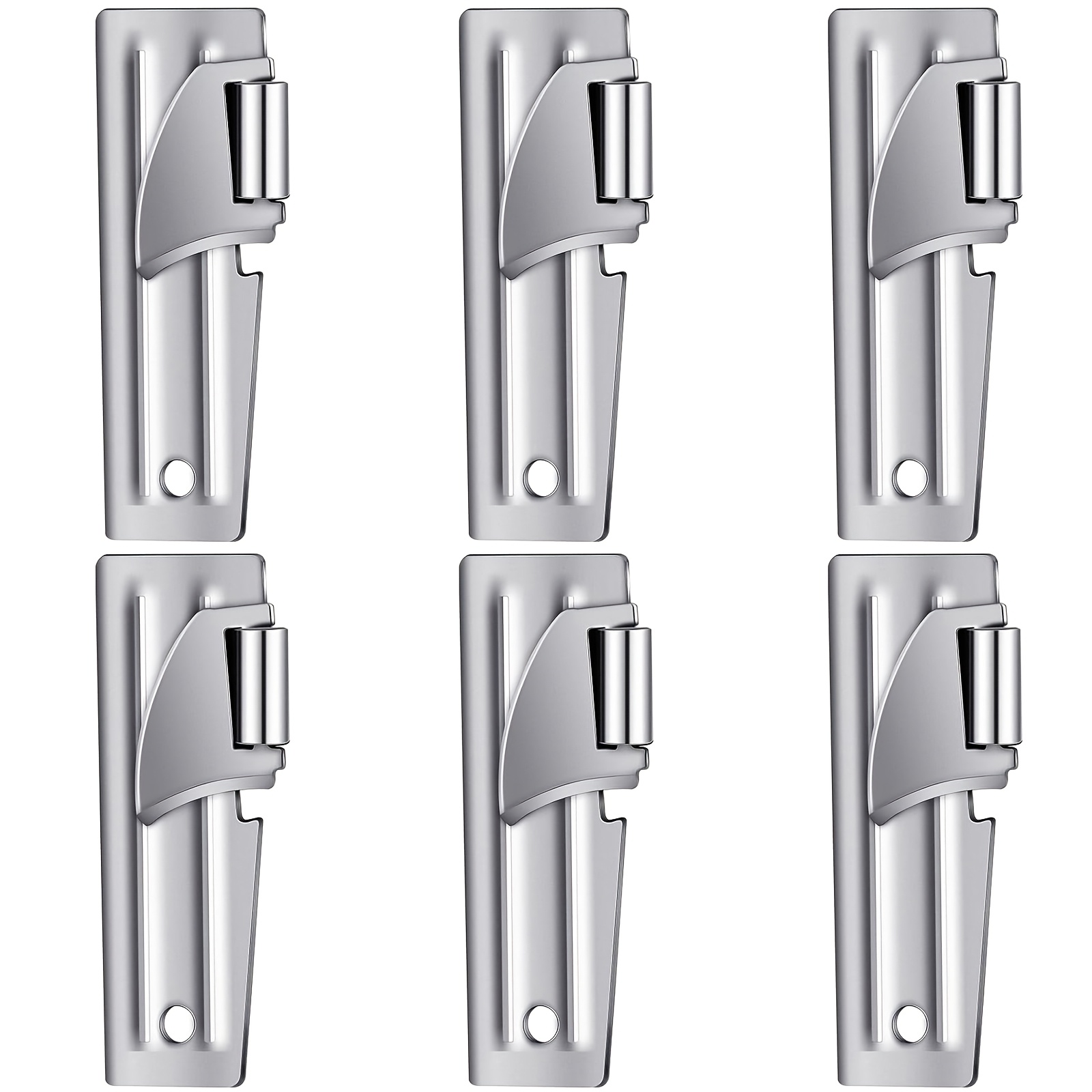 6pcs Can Opener, Stainless Steel Camping Can Opener Portable For Kitchen Travel Camping